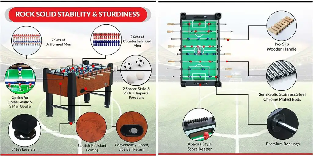 KICK Emperor 55 Foosball Table