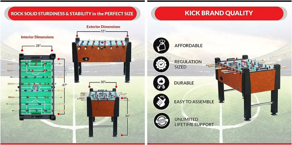 KICK Emperor 55 Foosball Table